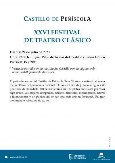 XXVI Festival de teatro clásico - Castillo de Peñíscola