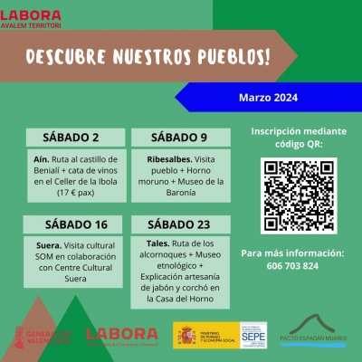 Actividades marzo 2024: Mancomunidad Espadán-Mijares