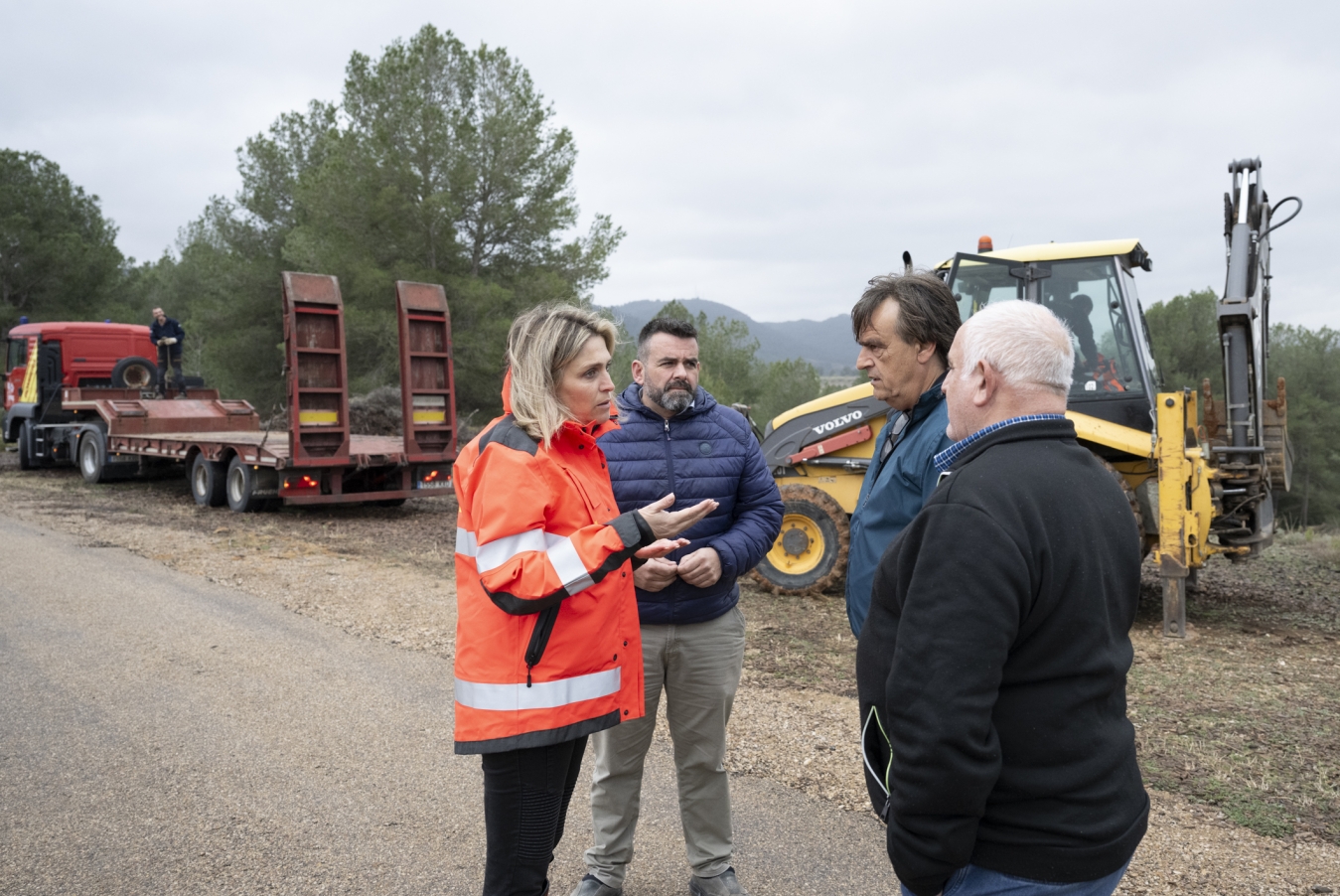La Diputación de Castellón responde ante la emergencia y actúa de manera urgente en los caminos e infraestructuras dañadas por el temporal de lluvias en la provincia
