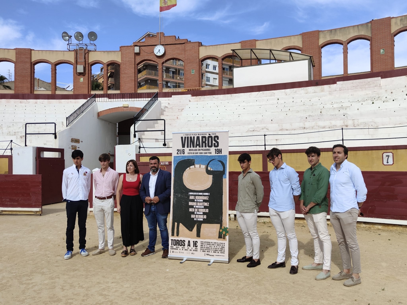 La Diputación de Castellón promueve la actividad de la Escuela Taurina y presenta el I Trofeo Plaça Marinera