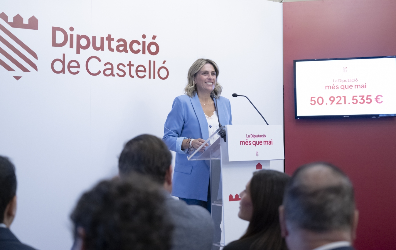 Marta Barrachina garantix una inversió de 50,9 milions d'euros directa als municipis enfront de l'infrafinançament del Govern d'Espanya als ajuntaments de la província
