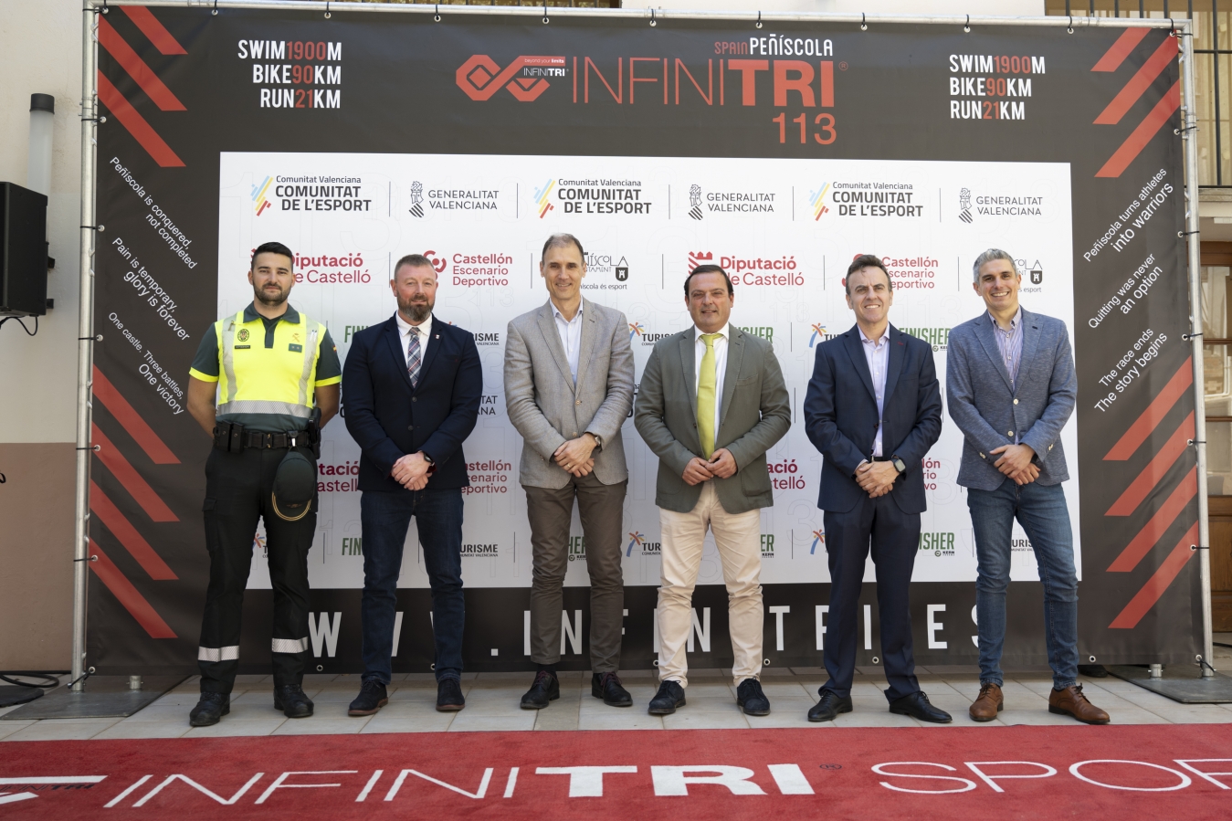 La Diputación refuerza su apuesta por el Infinitri 113 Peñíscola y destaca su papel como motor económico y turístico de la provincia de Castellón