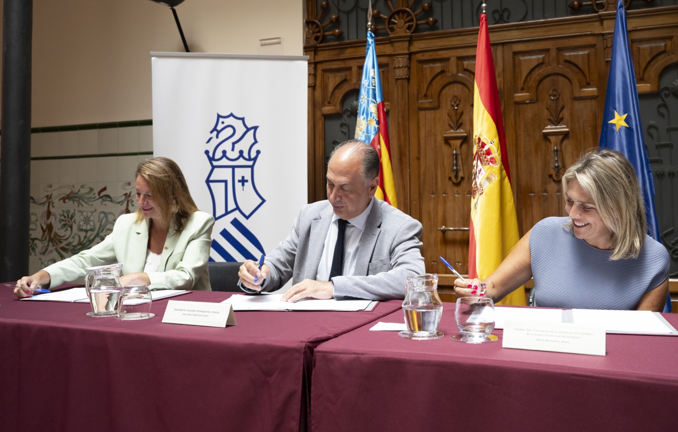 El Consorci Provincial de Bombers i Bombers Ajuntament de Castelló establixen el treball conjunt en zones limítrofes amb un protocol d'actuació